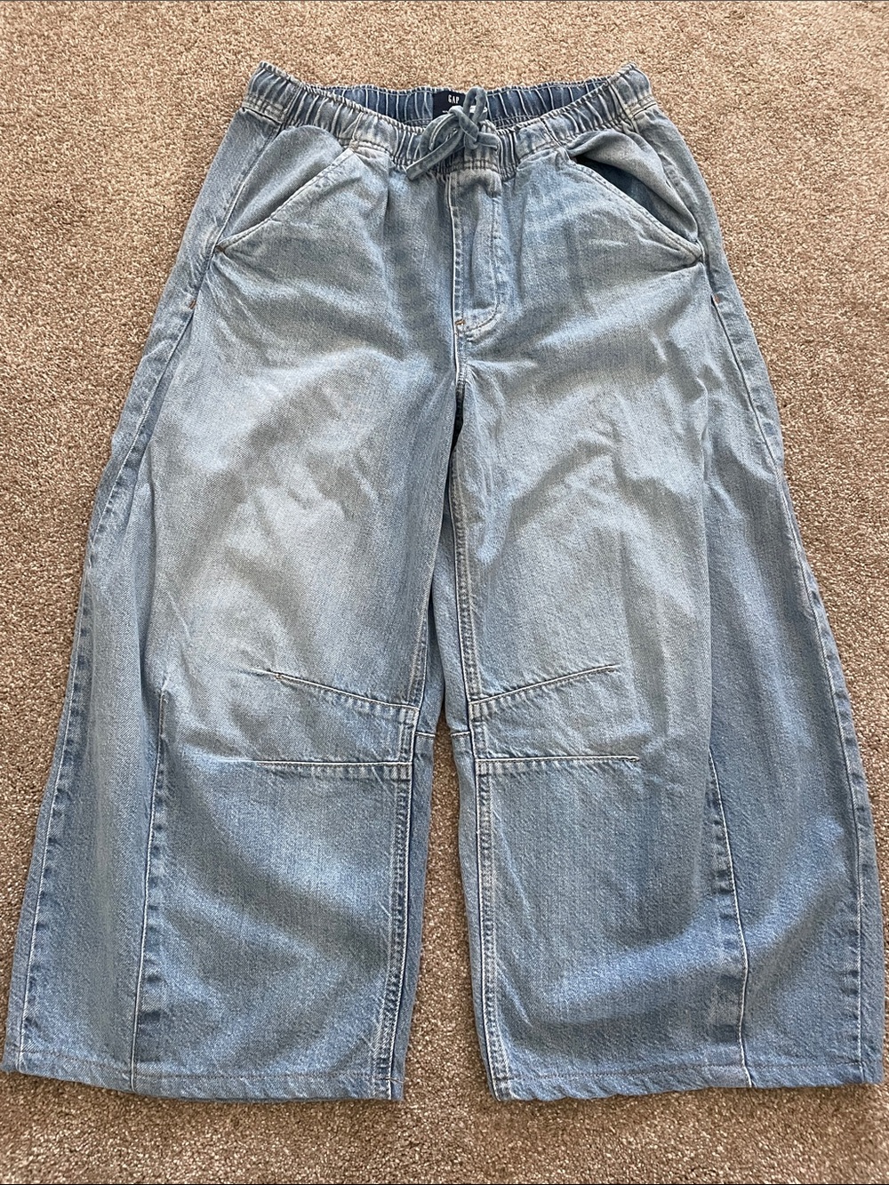 Gap Light Blue Barrel Leg Denim Jeans